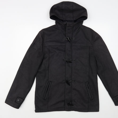 I Love 2 Love Womens Black Jacket Size M Toggle