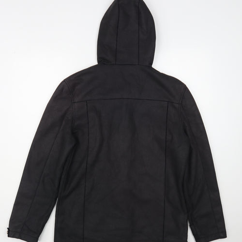 I Love 2 Love Womens Black Jacket Size M Toggle
