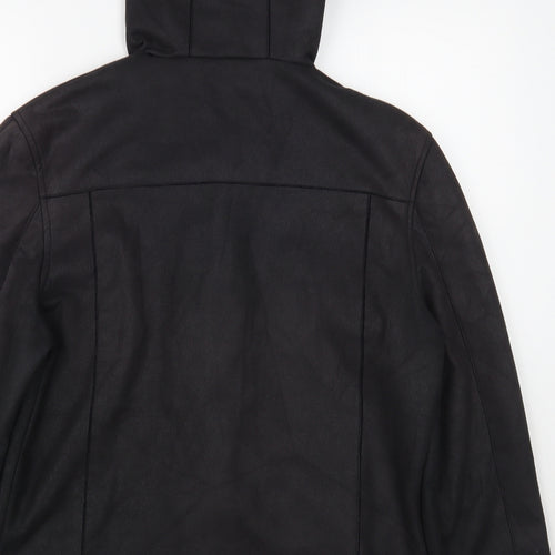 I Love 2 Love Womens Black Jacket Size M Toggle