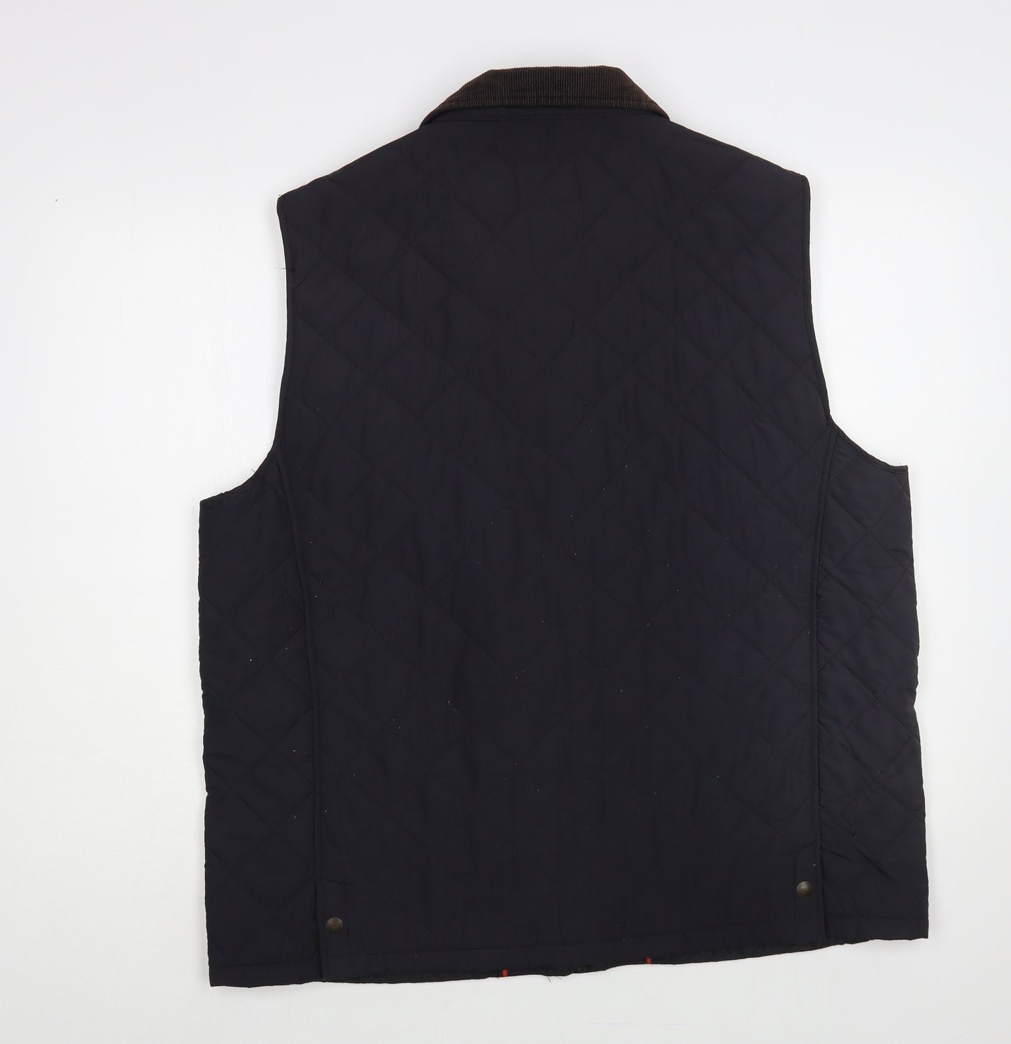 Blue Harbour Mens Blue Gilet Waistcoat Size XL Zip