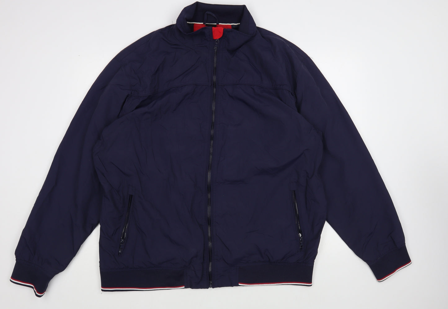 Pegasus Mens Blue Bomber Jacket Jacket Size XL Zip