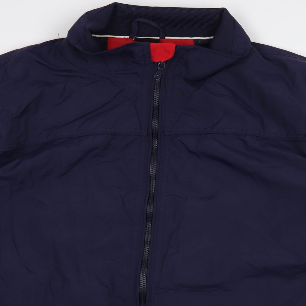 Pegasus Mens Blue Bomber Jacket Jacket Size XL Zip