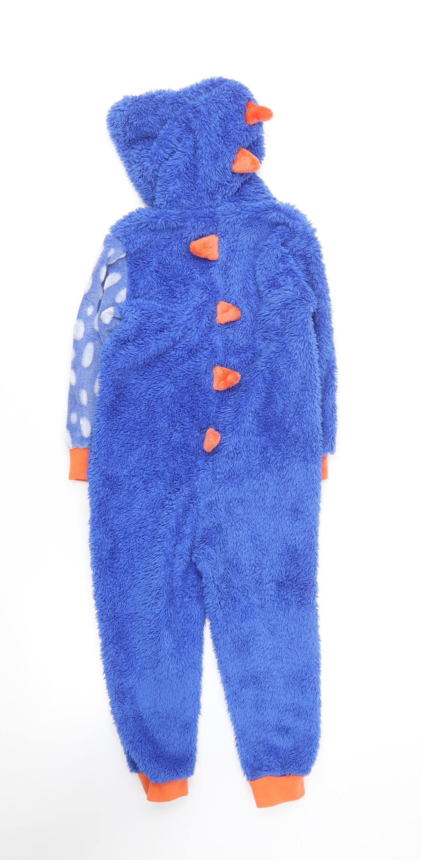 Dinosaur Boys Fun Boys Blue Solid Polyester One Piece Size 4-5 Years