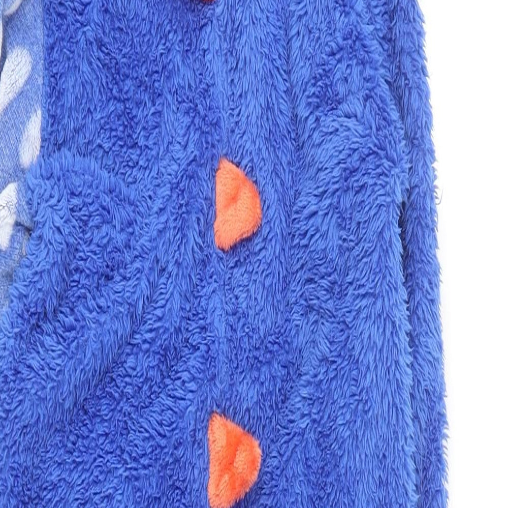 Dinosaur Boys Fun Boys Blue Solid Polyester One Piece Size 4-5 Years