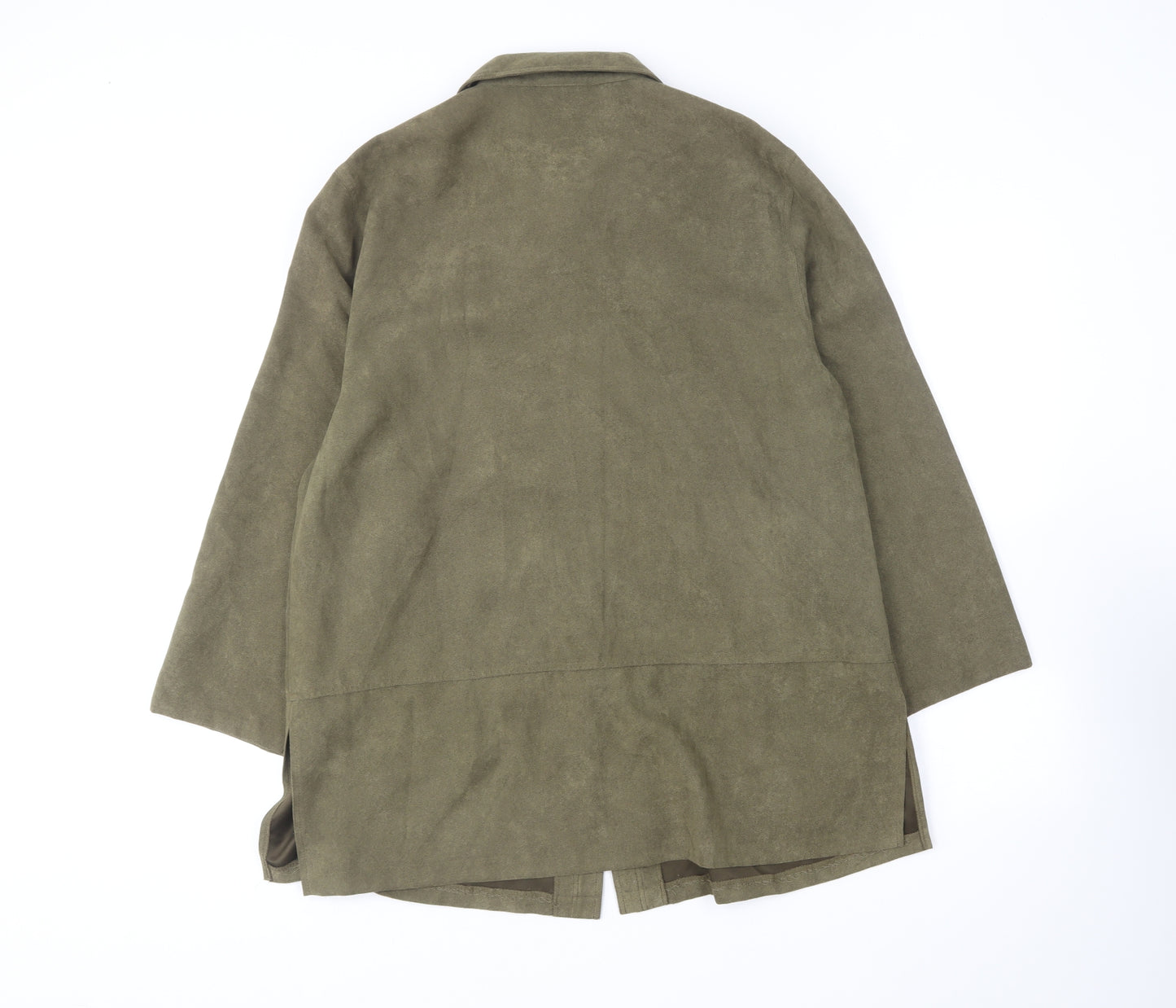 Lady G Womens Green Jacket Size 16 Button