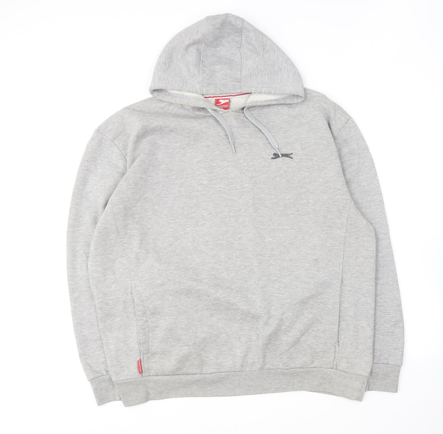 Slazenger Mens Grey Polyester Pullover Hoodie Size 2XL