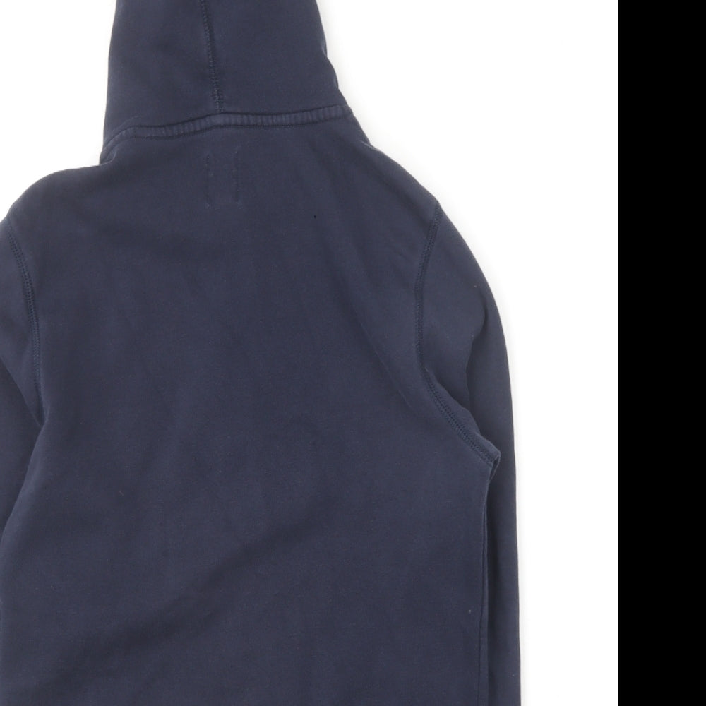 Gap Boys Blue Cotton Full Zip Hoodie Size L Zip