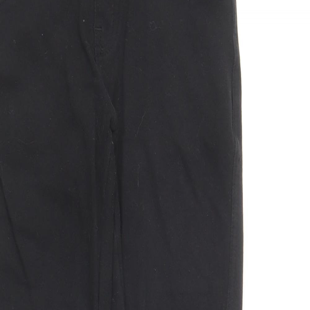 Golddigga Womens Black Cotton Jegging Leggings Size 8 L26 in