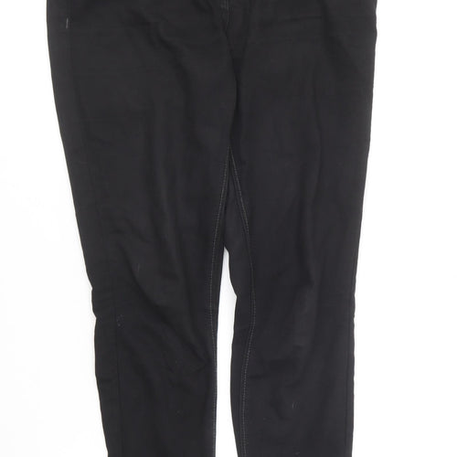 George Womens Black Cotton Skinny Jeans Size 10 L25 in Regular