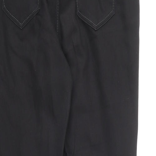 George Womens Black Cotton Skinny Jeans Size 10 L25 in Regular