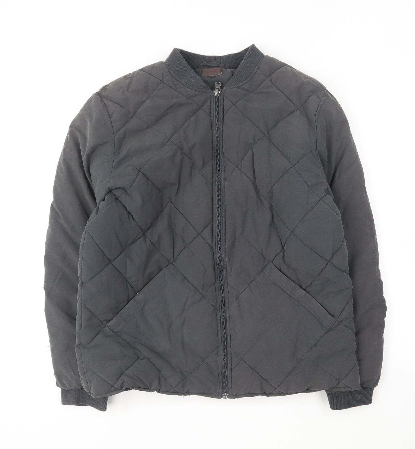 SCOUT Mens Grey Quilted Jacket Size XL Zip