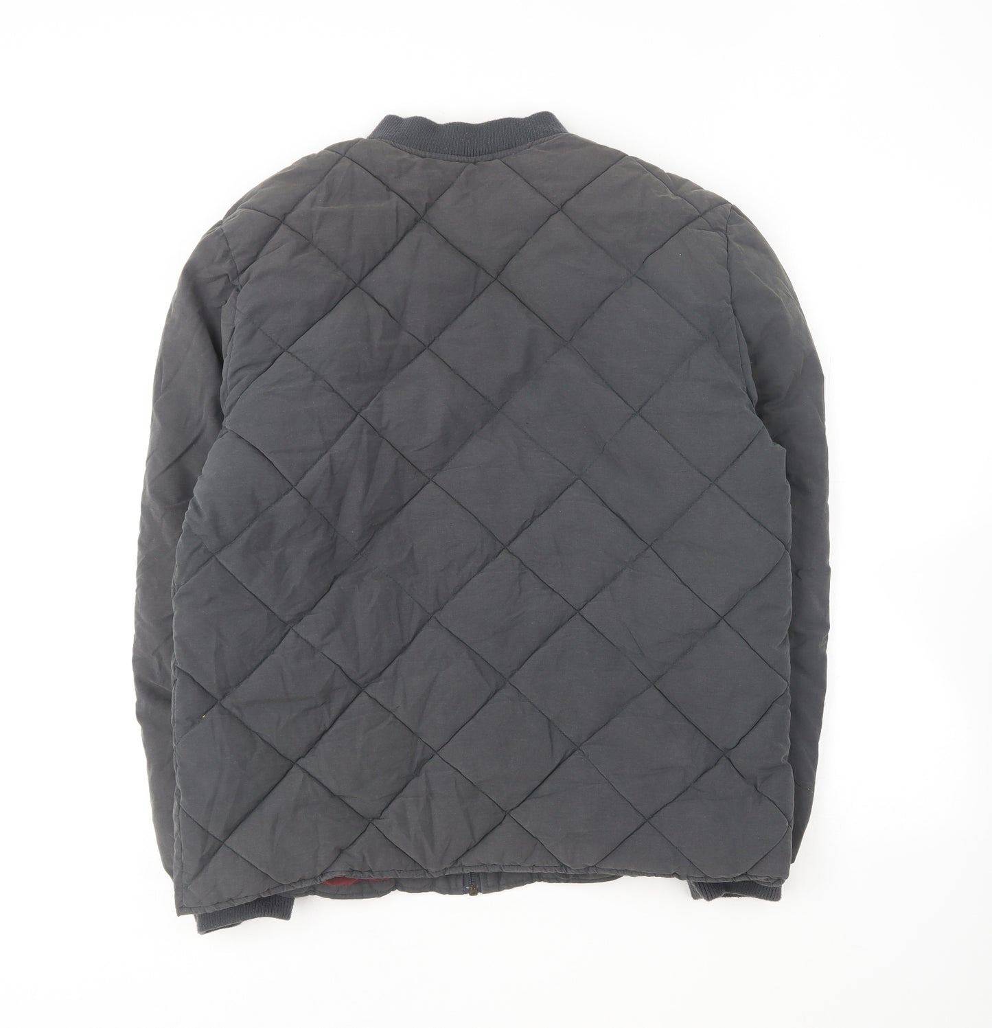 SCOUT Mens Grey Quilted Jacket Size XL Zip