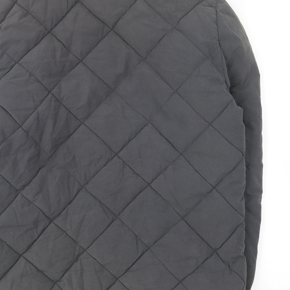 SCOUT Mens Grey Quilted Jacket Size XL Zip