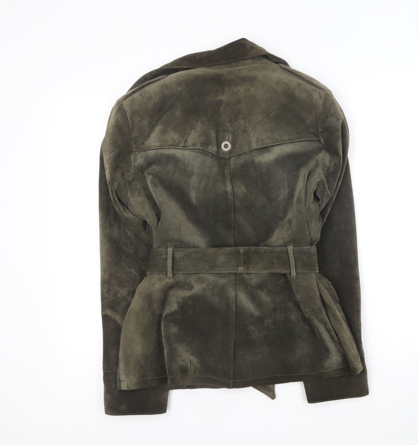 John Lewis Womens Green Jacket Coat Size 12 Button