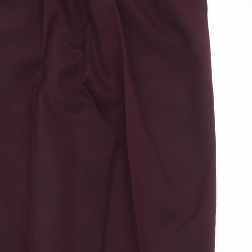 Saira of Manchester Womens Purple Polyester Trousers Size 24 L26 in Regular