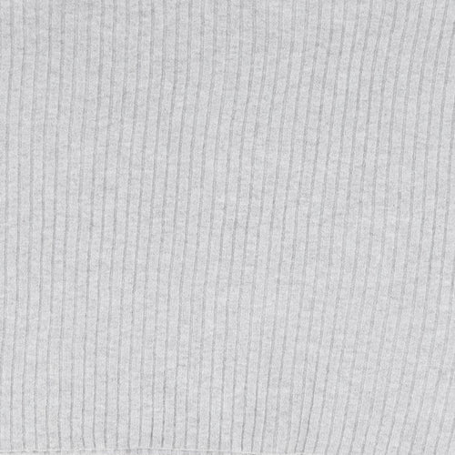 M Lounge Womens Grey Round Neck Polyester Pullover Jumper Size L