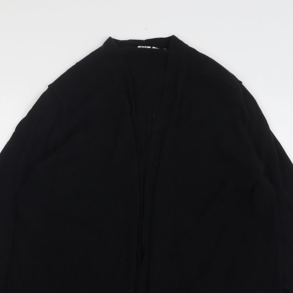 Gap Womens Black V-Neck Cotton Cardigan Jumper Size XL