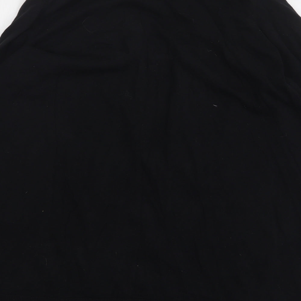 Gap Womens Black V-Neck Cotton Cardigan Jumper Size XL