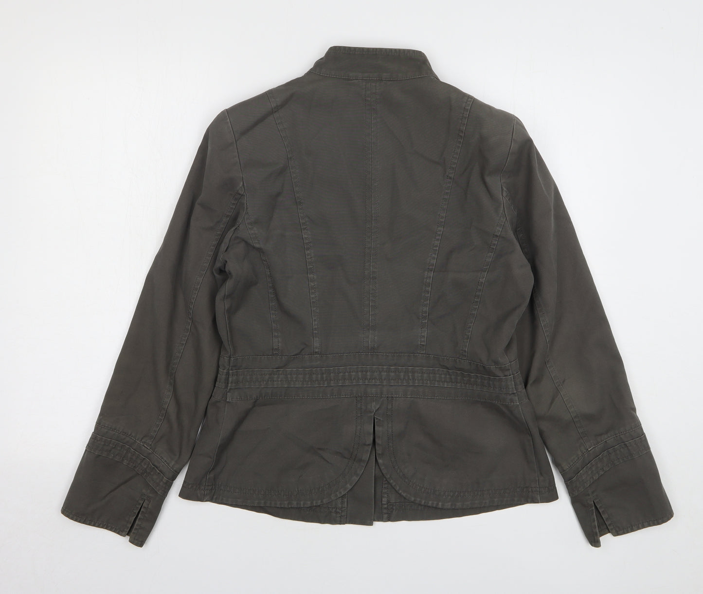 NEXT Womens Grey Jacket Size 12 Button