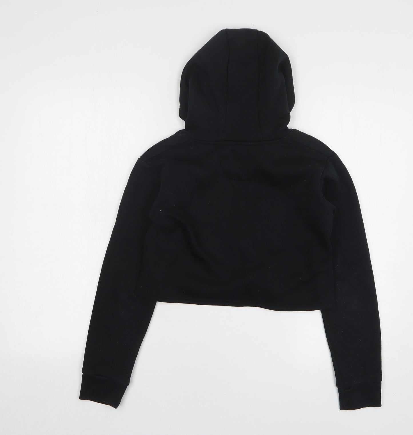 Sonneti Girls Black Polyester Pullover Hoodie Size 12-13 Years - Cropped