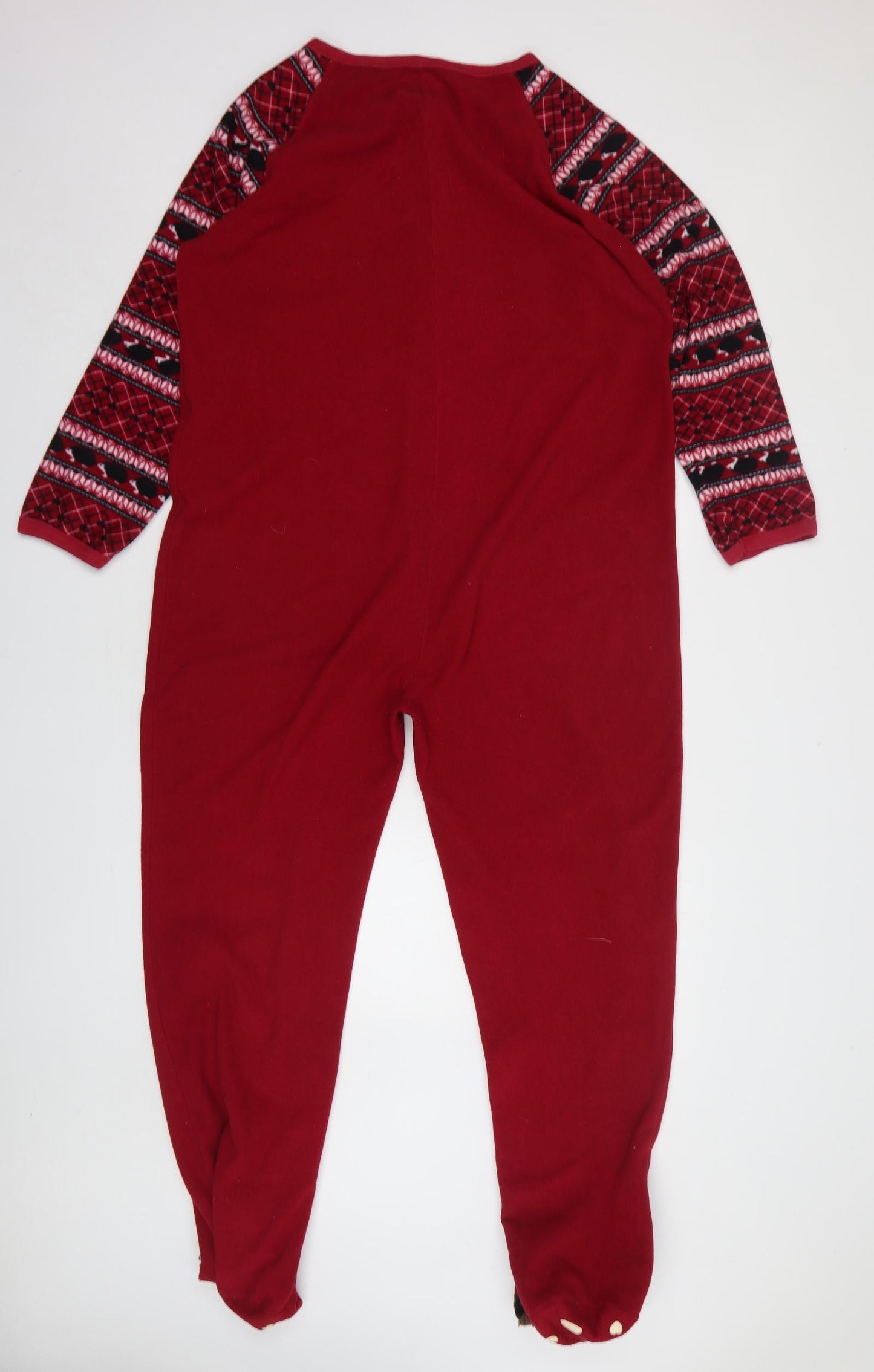 Primark Womens Red Argyle/Diamond Polyester Kaftan One Piece Size 12 - Hedgehog