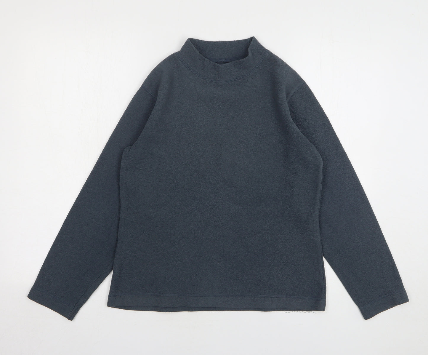PACO Womens Grey High Neck Acrylic Pullover Jumper Size M