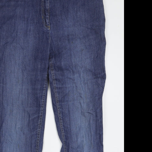 Gelco Womens Blue Cotton Bootcut Jeans Size 36 in L29 in Regular Zip