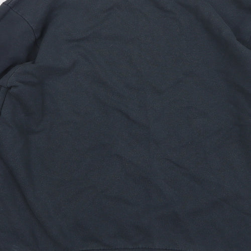 Topshop Womens Green Cotton Pullover Sweatshirt Size 8