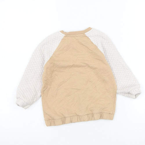 George Boys Brown Cotton Pullover Sweatshirt Size 3-4 Years Pullover - Living the Dream