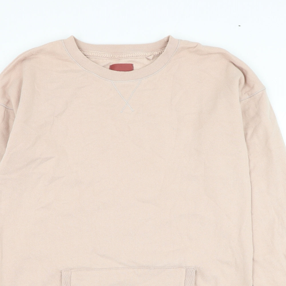 NEXT Womens Pink Cotton Pullover Sweatshirt Size 6 Pullover