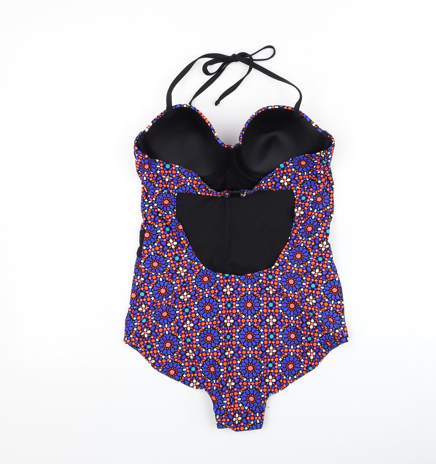 Atmosphere Womens Multicoloured Geometric Polyamide One Piece Size 14