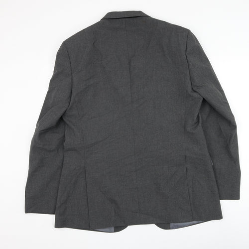 Marks and Spencer Mens Grey Polyester Jacket Suit Jacket Size 42