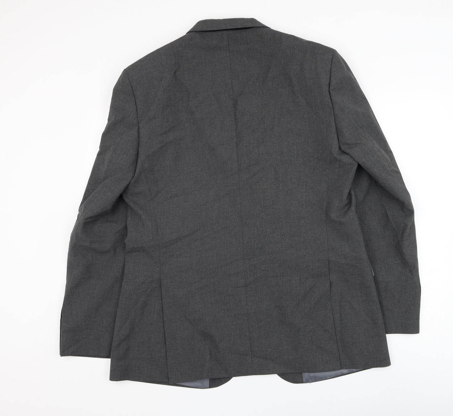 Marks and Spencer Mens Grey Polyester Jacket Suit Jacket Size 42