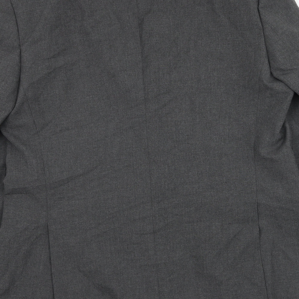 Marks and Spencer Mens Grey Polyester Jacket Suit Jacket Size 42