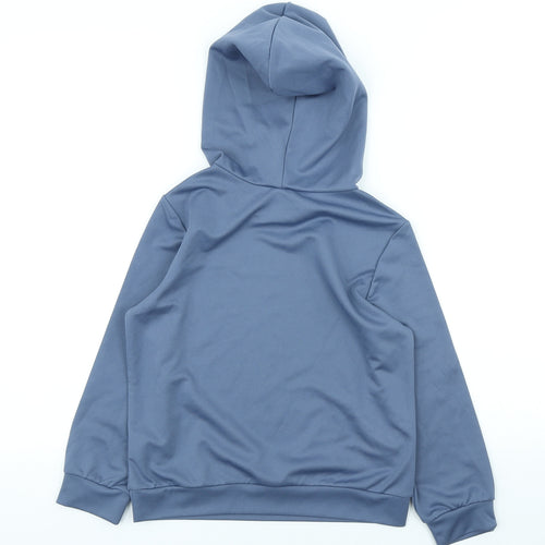 SheIn Boys Black Polyester Pullover Hoodie Size 7 Years Pullover