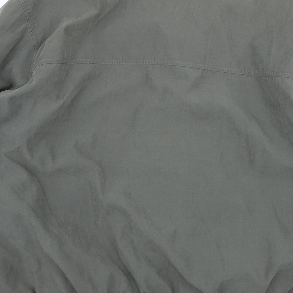 Atlantic Bay Mens Grey Jacket Size L Zip
