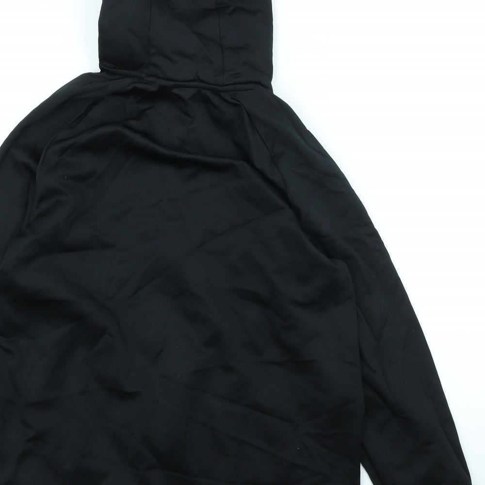 Nike Mens Black Polyester Full Zip Hoodie Size M