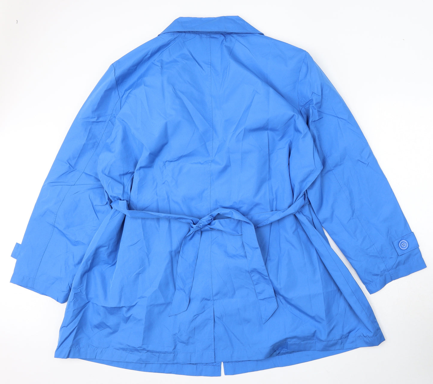 Damart Womens Blue Jacket Coat Size 26 Button