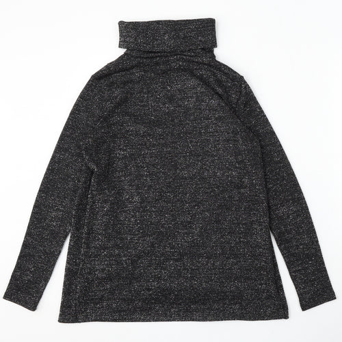 Blooming Marvellous Womens Black Roll Neck Polyester Pullover Jumper Size S