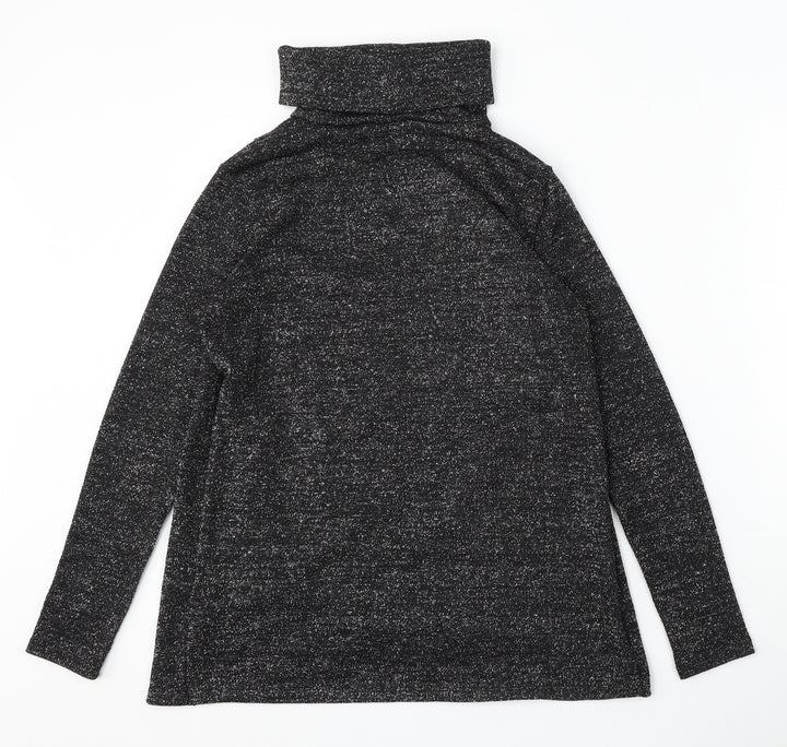 Blooming Marvellous Womens Black Roll Neck Polyester Pullover Jumper Size S