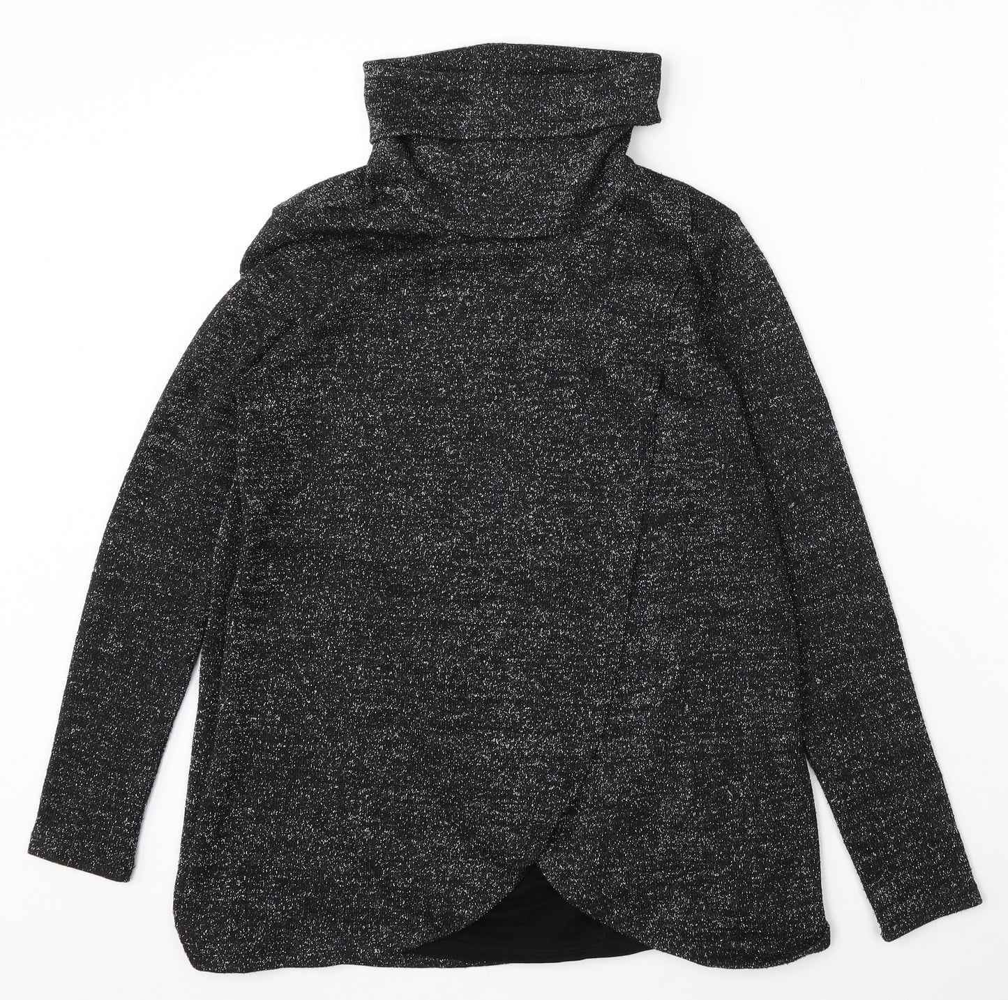 Blooming Marvellous Womens Black Roll Neck Polyester Pullover Jumper Size S