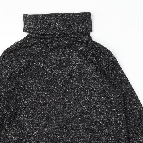 Blooming Marvellous Womens Black Roll Neck Polyester Pullover Jumper Size S