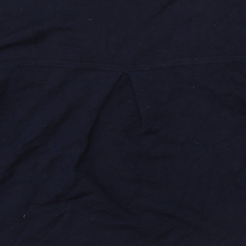 Wallis Womens Blue V-Neck Viscose Cardigan Jumper Size M