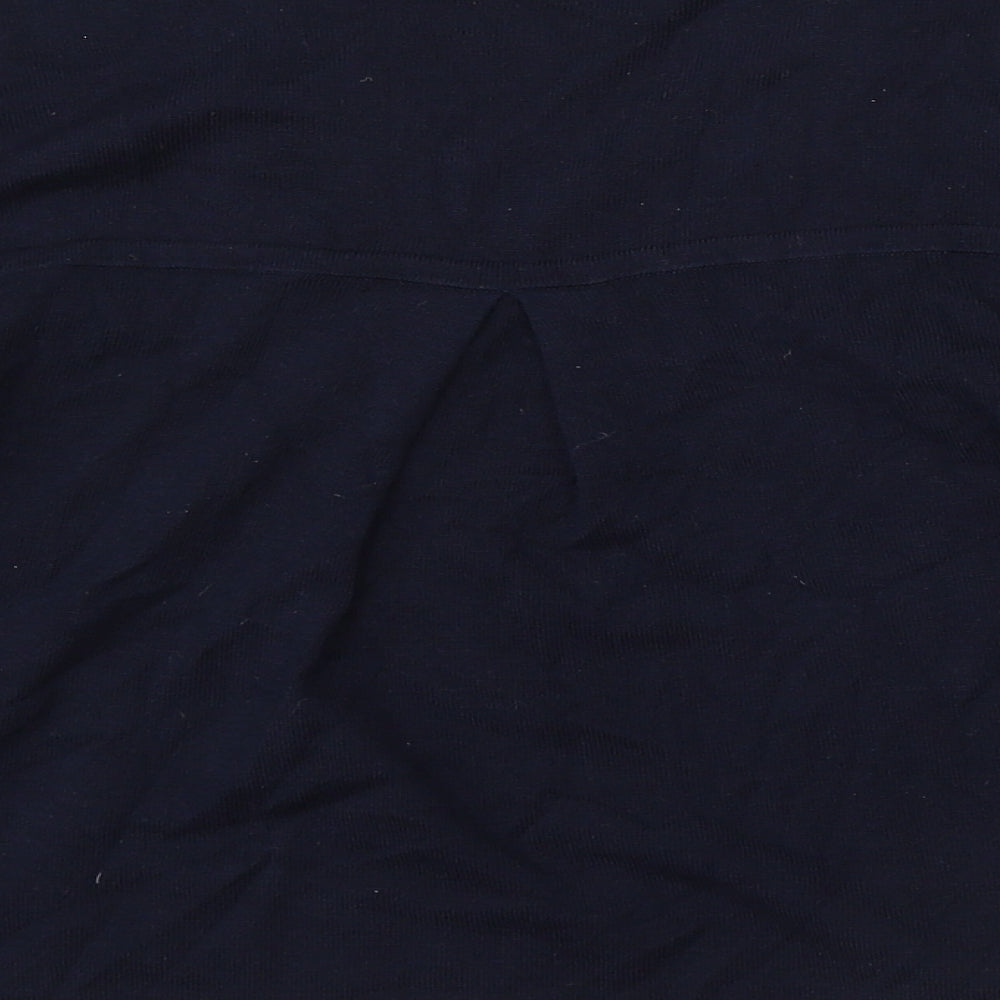 Wallis Womens Blue V-Neck Viscose Cardigan Jumper Size M