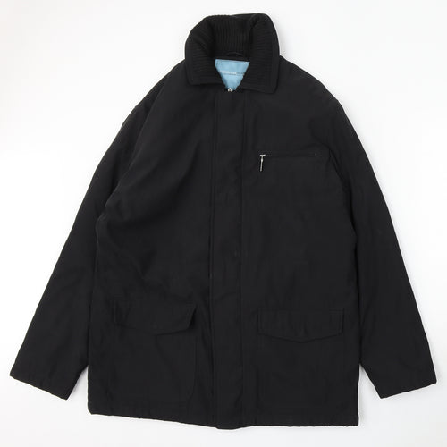 Greenwoods Escape Womens Black Jacket Coat Size M Zip