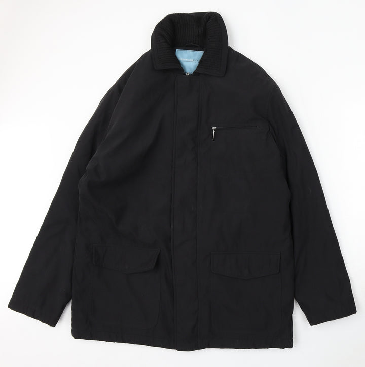 Greenwoods Escape Womens Black Jacket Coat Size M Zip