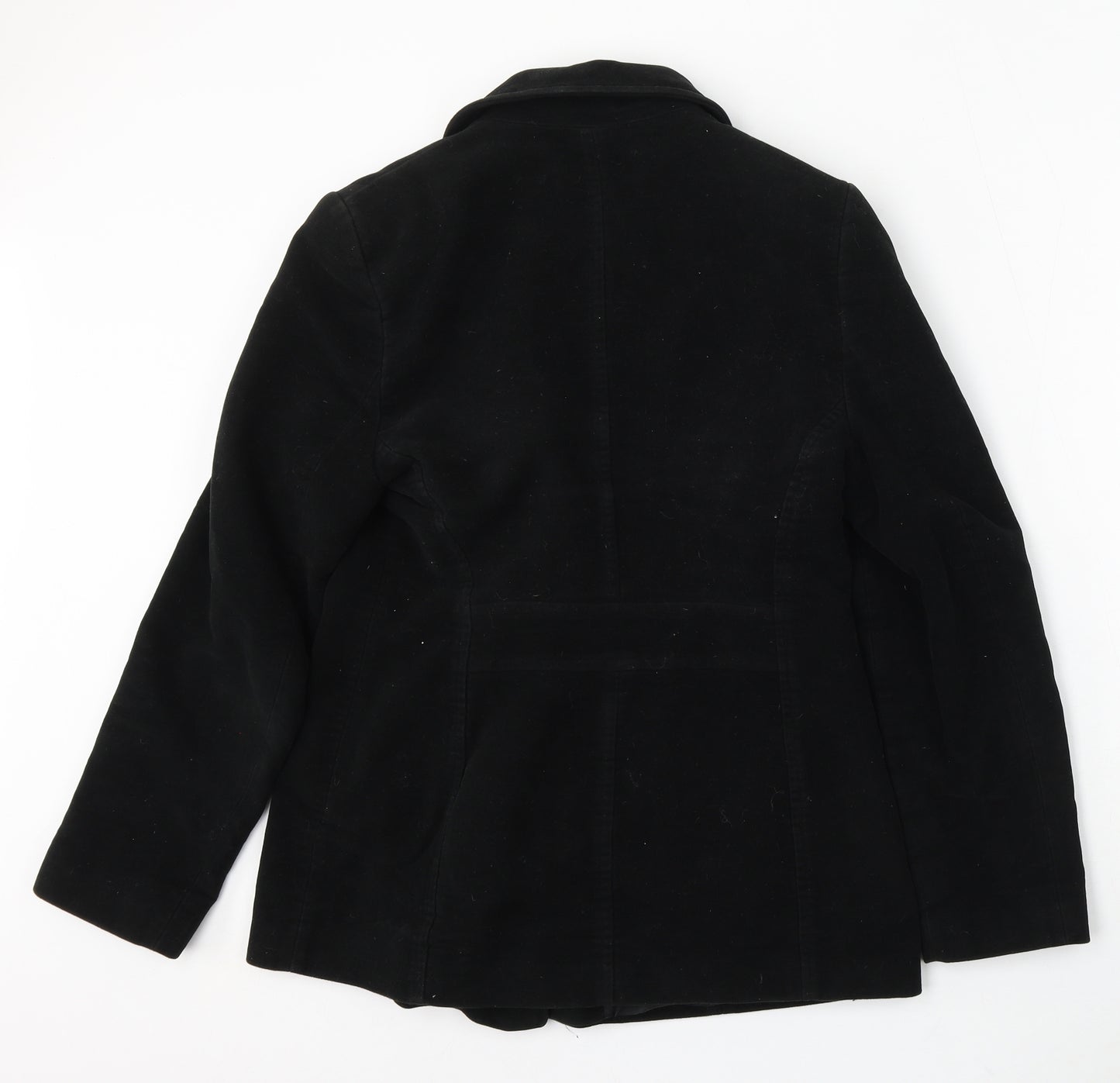 NEXT Womens Black Jacket Coat Size 12 Button