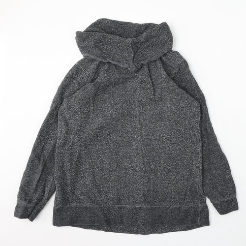 NEXT Womens Grey Roll Neck Cotton Pullover Jumper Size 12