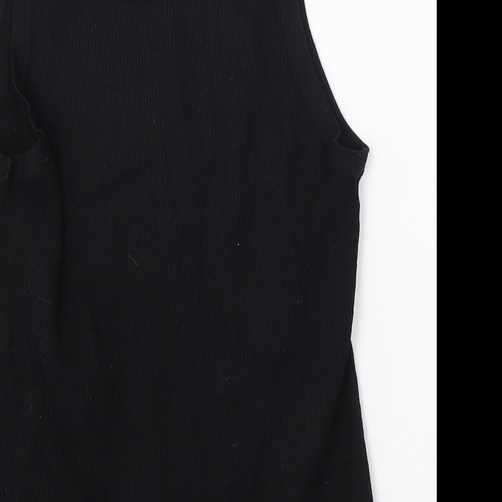 Primark Womens Black Round Neck Polyester Vest Jumper Size 18