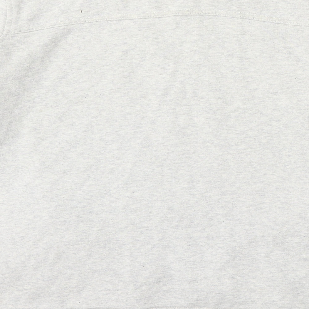 NEXT Womens Grey Cotton Full Zip Sweatshirt Size 14